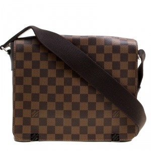 Louis Vuitton Damier Ebene Canvas District PM Bag