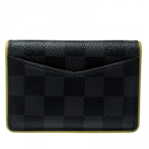 Louis Vuitton Yellow Damier Graphite Canvas Pocket Organizer