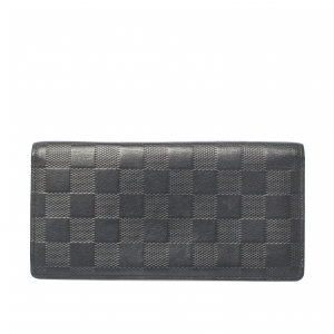 Louis Vuitton Onyx Damier Infini Leather Brazza Wallet