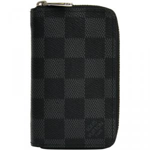Louis Vuitton Damier Graphite Canvas Vertical Zippy Coin Purse 