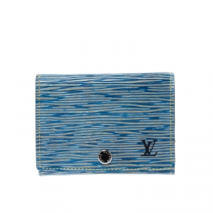 Louis Vuitton Denim Epi Leather Business Card Holder