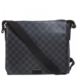 Louis Vuitton Damier Graphite Canvas District MM Bag
