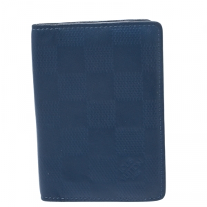 Louis Vuitton Blue Damier Infini Leather Pocket Organizer 