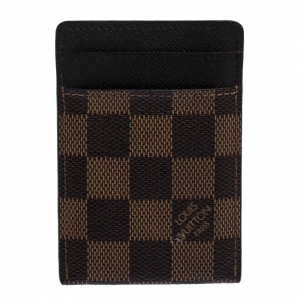 Louis Vuitton Damier Ebene Pince Money Clip Cardholder
