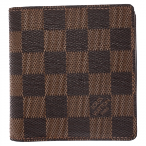 Louis Vuitton Brown Damier Canvas Bifold Wallet 