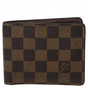 Louis Vuitton Damier Ebene Canvas Multiple Wallet