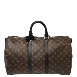 Louis Vuitton Monogram Canvas Keepall Bandouliere 45 Bag