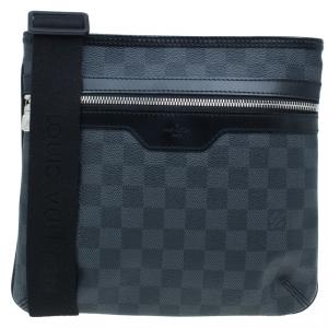 Pre Owned Louis Vuitton Damier Graphite Thomas Messenger Bag