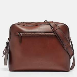 Louis Vuitton Acajou Ombre Leather Reporter Messenger Bag