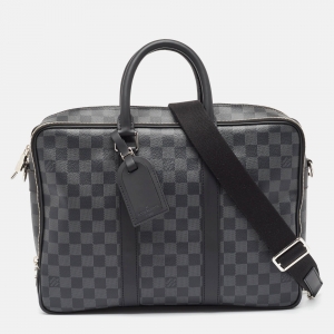Pre Owned Louis Vuitton Damier Graphite Canvas NM Icare Bag