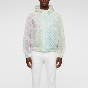 مملوكة مسبقًا Louis Vuitton White Gradient Monogram Mesh Jacket M