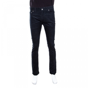 Louis Vuitton Marine Slim Fit Corduroy Denim Pants M