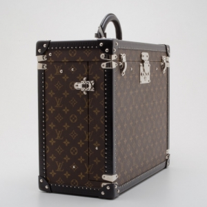 Pre Owned Louis Vuitton Monogram Macassar Custom Order Limited Briefcase