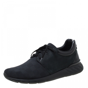 مملوكة مسبقًا حذاء رياضي لوي فيتون فاستلين نوبوك ونايلون دامييه أسود مقاس 43.5