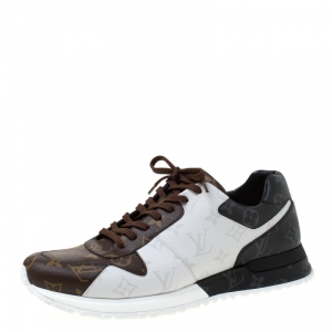 Louis Vuitton Tricolor Monogram Canvas Run Away Sneakers Size 43