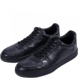 Louis Vuitton Monogram Eclipe Canvas and Leather Match-Up Sneakers Size 44