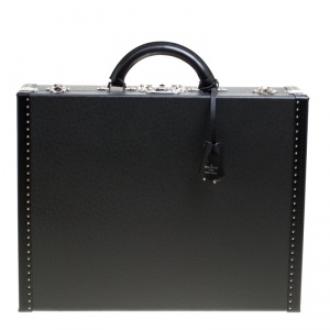 Louis Vuitton Black Taiga Leather President Briefcase