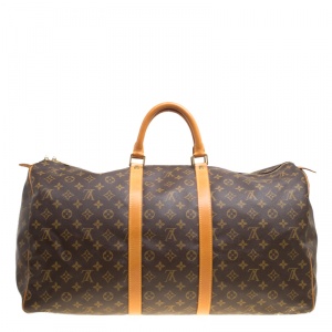 Louis Vuitton Monogram Canvas Keepall 55 Bag
