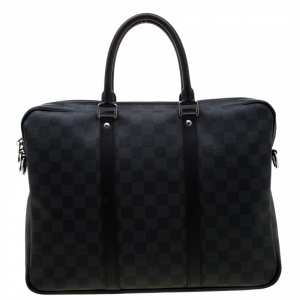 مملوكة مسبقًا Louis Vuitton Damier Graphite Canvas Porte Documents Voyage PM Bag
