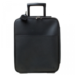 Louis Vuitton Ardoise Taiga Leather Pegase 45 Business Luggage