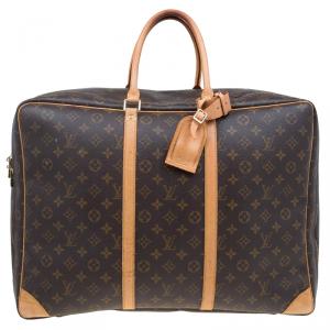 Louis Vuitton Monogram Canvas and Leather Sirius Soft Suitcase 50