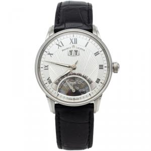 Maurice Lacroix Silver Jours Retrograde Steel Automatic Men's Watch 40MM