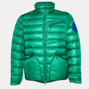 Moncler Genius 1952 Green Quilted Synthetic Liam Jacket M