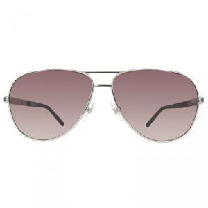 Mont Blanc Shiny Rose Gold/Gradient Smoke MB521S Aviator Sunglasses