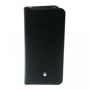 Montblanc Black Leather Flipside Samsung S8 Edge Plus Case