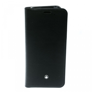 Pre Owned Montblanc Black Leather Flipside Samsung S8 Edge Case