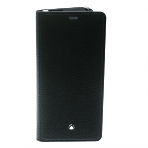Pre Owned Montblanc Black Leather Flipside Samsung Note 8 Case