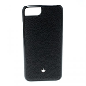 Montblanc Black Leather Hardphone iPhone 8 Case