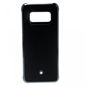 Pre Owned Montblanc Black Leather Hardphone S8 Edge Case
