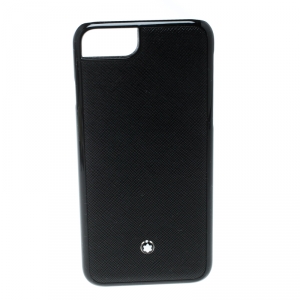 Montblanc Black Leather Hardphone iPhone 8 Case
