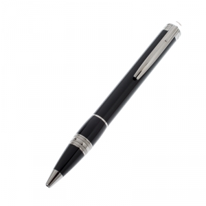 Pre Owned Montblanc StarWalker Midnight Black Resin Ruthenium Coated Ballpoint Pen