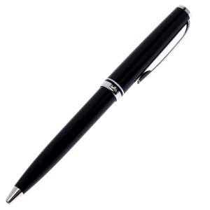 Montblanc Black Generation Resin Silver Tone Ballpoint Pen