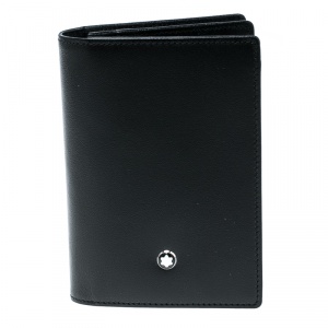 Montblanc Black Leather Meisterstuck Card Holder