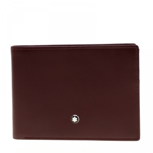 Montblanc Brown Leather Bifold Wallet