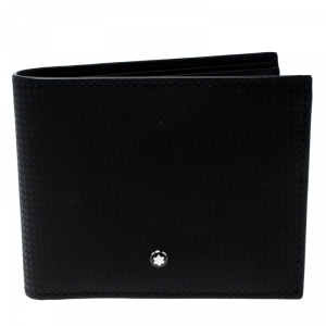 Montblanc Black Leather Westside Extreme 8CC Bifold Wallet