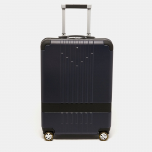 Montblanc Navy Blue Polycarbonate Cabin Trolley 55CM