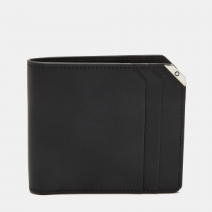 Pre Owned Montblanc Black Leather Urban Spirit 6CC Wallet