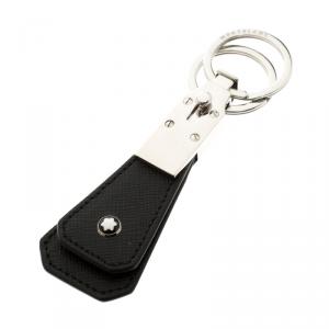 Pre Owned Montblanc Black Leather Sartorial Key Fob