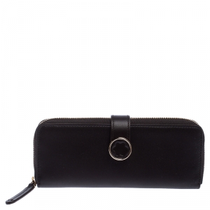 Pre Owned Montblanc Brown Leather 2 Pen Zip Pouch 