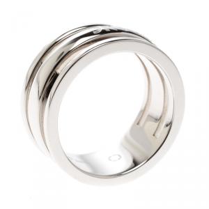 Pre Owned Montblanc Creative Silver Skeletted Men's Band Ring Size 62