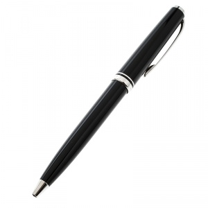 Montblanc Cruise Collection Black Resin Silver Tone Ballpoint Pen