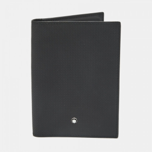 Pre Owned Montblanc Meisterstück Black Leather Passport Holder