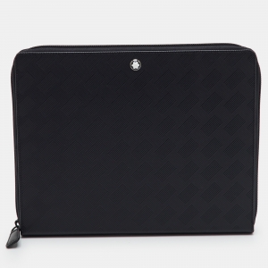 Pre Owned Montblanc Extreme 3.0 Medium Black Leather Notebook Holder
