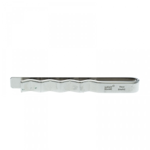 Montblanc Textured Stainless Steel Tie Bar