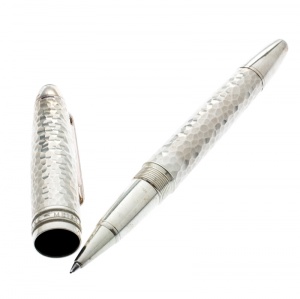 Montblanc Meisterstuck Textured Silver Rollerball Pen