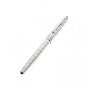Montblanc Silver Facet 38247 Platinum Plated Rollerball Pen